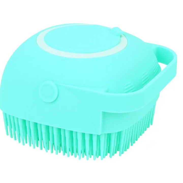 Cute Dog Bath Brush - Dog Bath Massage Brush Dog Grooming Cleaning Tool Soft Silicone