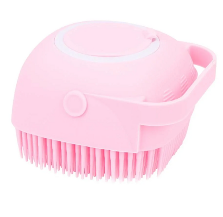 Cute Dog Bath Brush - Dog Bath Massage Brush Dog Grooming Cleaning Tool Soft Silicone